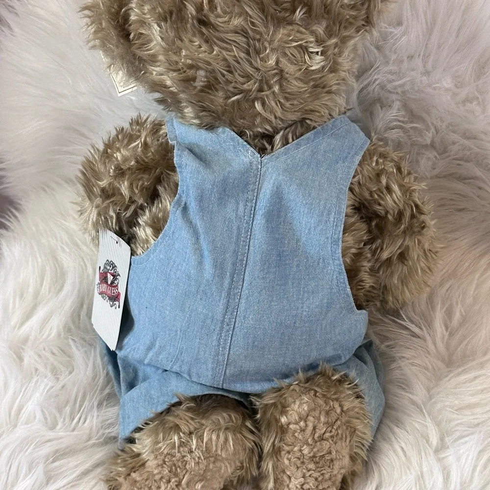 Vintage Collection Edition Russ‎ Plush Bear in Denim Outfit